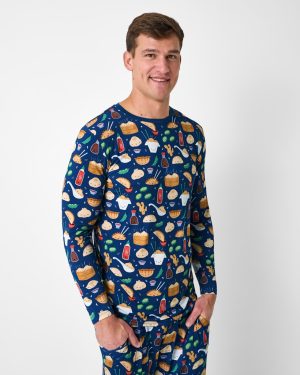 Bao Buddies Men's Long Sleeve Pajama Top