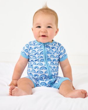 Blue Rainbows Shorty Zippy