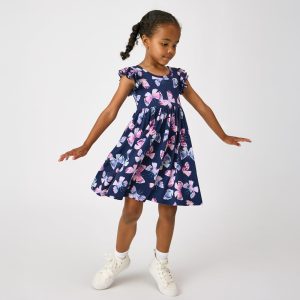 Royal Butterflies Flutter Twirl Dress