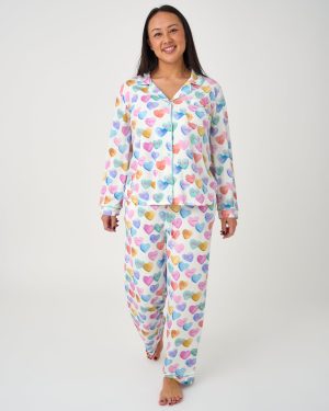 Candy Cuties Women's Long Sleeve Pajama Set