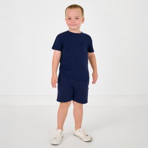 Classic Navy Drawstring Shorts