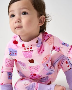 Cupcake Kisses Bandana Bib