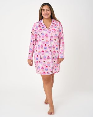 Cupcake Kisses Women's Sleep Shirt
