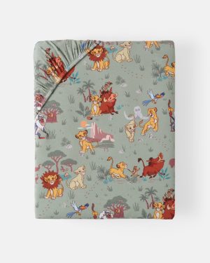 Disney Simba's Safari Fitted Crib Sheet
