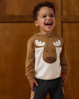 Moose Pullover Hoodie