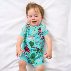 Blue Farm Fam Shorty Zippy