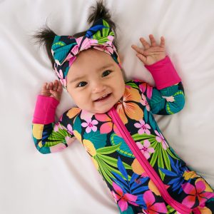 Jungle Blooms Luxe Bow Headband