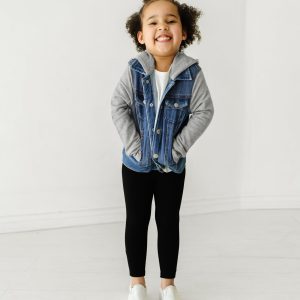 Midwash Blue/Gray Denim Jacket