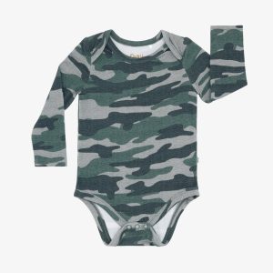 Vintage Camo Long Sleeve Bodysuit