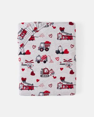 Loads of Love Fitted Crib Sheet