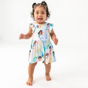 Mystic Mermaids Flutter Twirl Dress with Bodysuit