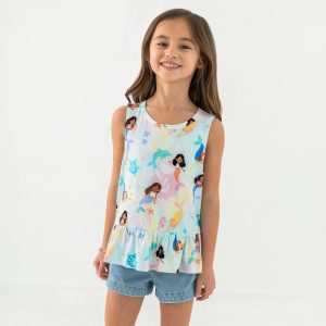 Mystic Mermaids Peplum Tank