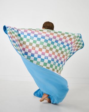 Ombre Cheery Checks Large Cloud Blanket®
