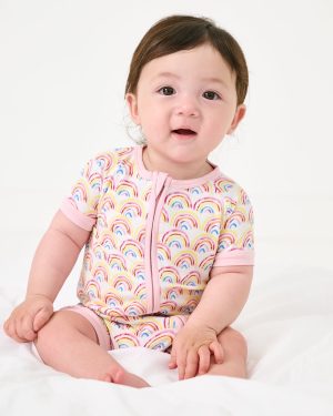 Pastel Rainbows Shorty Zippy