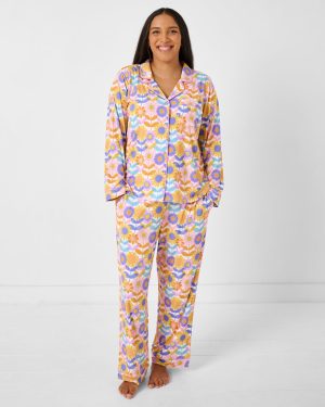 Petal Power Women's Long Sleeve Pajama Set