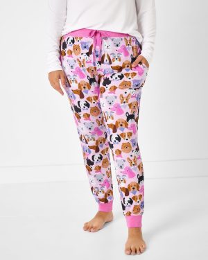Pink Puppy Parade Women's Pajama Pants