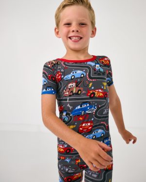 Pixar Cars Piston Cup Two-Piece Short Sleeve & Shorts Pajama Set