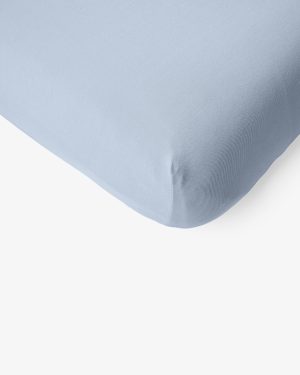 Light Fog Fitted Mini Crib Sheet