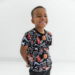 Black Slam Dunk Relaxed Pocket Tee