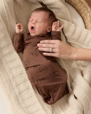 Teddy Tracks Infant Gown