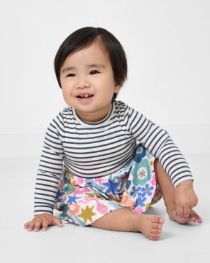 Unicorn Blossoms Twirl Dress with Bodysuit