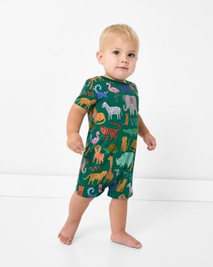 Wild Zoo Pocket Shorty Romper