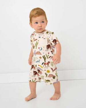 Wild Frontier Pocket Shorty Romper