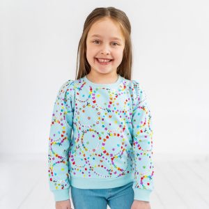 Friends Forever Puff Sleeve Crewneck