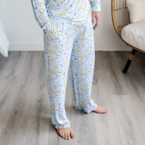 Blue Breakfast Buddies Men's Pajama Pants